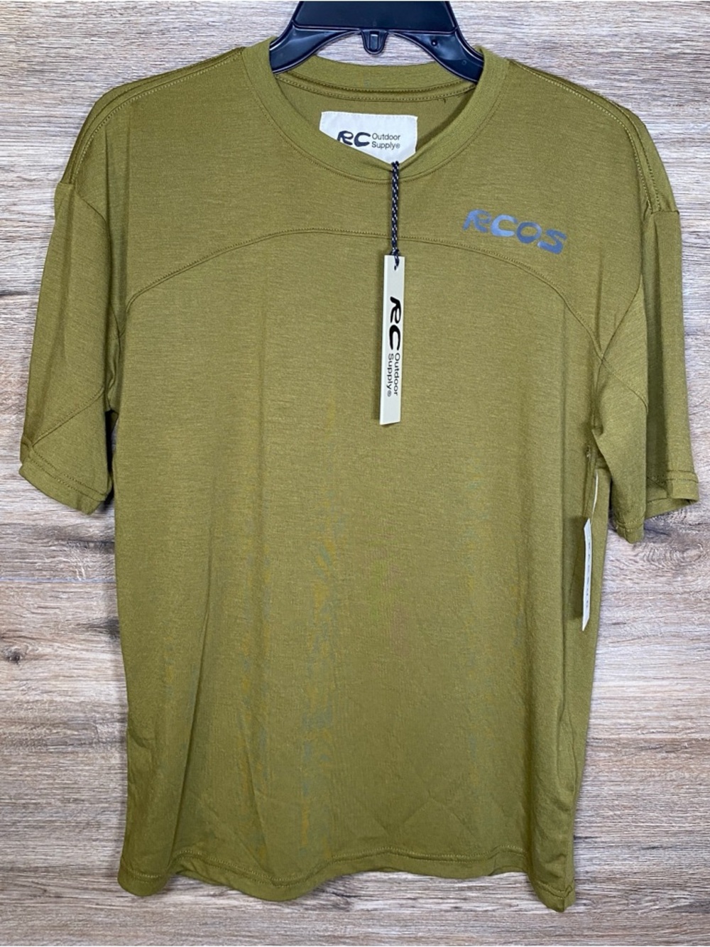 NWT Reese Cooper Outdoor Supply Men's Olive Green Short Sleeve T-Shirt Size XS